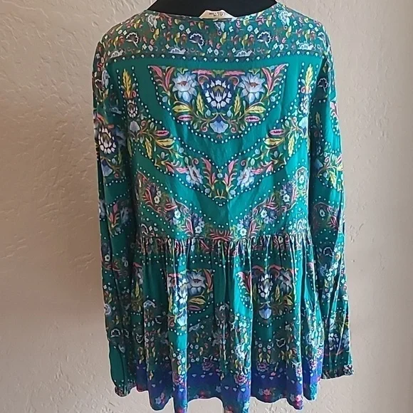 Matilda Jane Evergreen Babydoll Top S - Picture 5 of 8